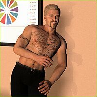well hung office hunk